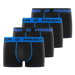 Lot de 4 Boxers garçon coton Bleu