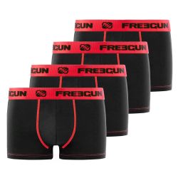 Lot de 4 Boxers garçon coton Rouge