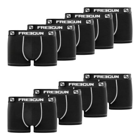 Lot de 9 Boxers homme en coton 