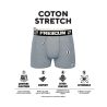 Lot de 6 boxers enfant en coton uni