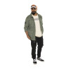 Veste militaire homme avec patchs en serge de coton Still Veste militaire homme avec patchs en serge de coton Still
