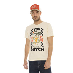 T-shirt en col rond à...