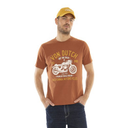 T-shirt en col rond à...