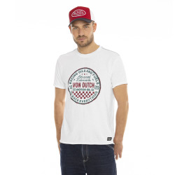 T-shirt en col rond à...