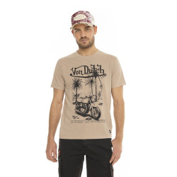 T-shirt en col rond à...