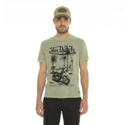 T-shirt en col rond à...