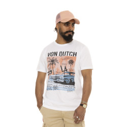 T-shirt en col rond à...