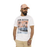 T-shirt en col rond à manches courtes homme photoprint Venice