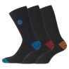 Lot de 3 Paires de Chaussettes de ville coton homme peigné doux
