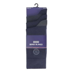 Lot de 6 Paires de Chaussettes de ville coton homme