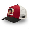 Casquette trucker avec filet en sergé de coton One piece Luffy Red