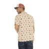 Chemise homme manches courtes en viscose imprimée Iso Chemise homme manches courtes en viscose imprimée Iso