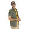 Chemise homme manches courtes en coton avec patchs Ryan Chemise homme manches courtes en coton avec patchs Ryan
