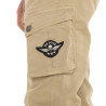 Pantalon cargo homme avec patch sur poche Battle