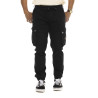 Pantalon cargo homme avec patch sur poche Battle