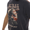 T-shirt homme col rond à manches courtes Wolfy