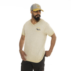 T-shirt homme col V à...