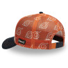 Casquette trucker avec filet mix sergé/suédine/mesh Naruto Uzumaki