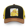 Casquette trucker en sergé de coton et visière en PU Pokemon Pikachu