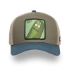 Casquette trucker en coton avec filet Rick & Morty Pickle