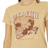 T-shirt à col rond manches courtes femme Spring Skull