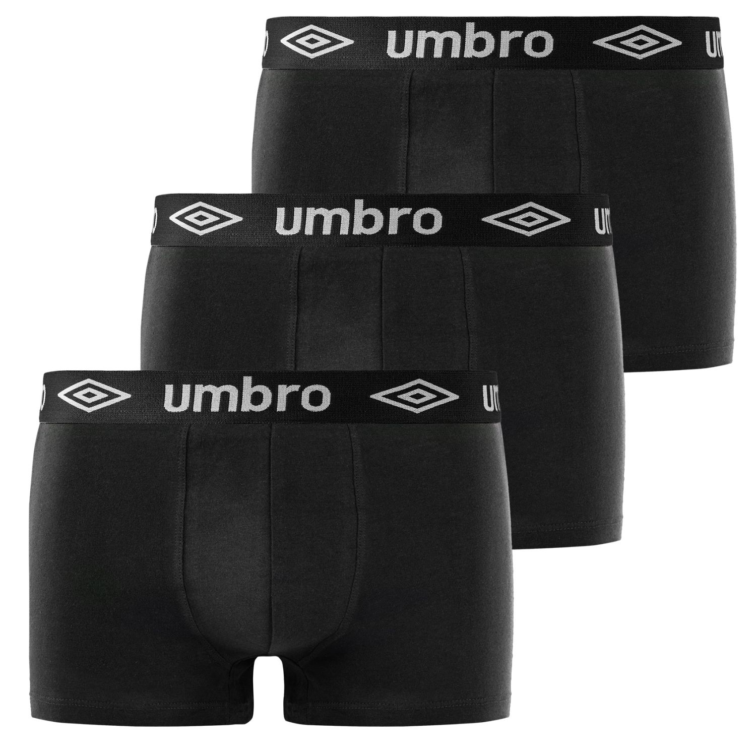 Lot de 3 Boxers coton uni homme