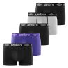 Lot de 5 Boxers coton homme uni