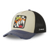Casquette trucker premium avec filet effet bambou Looney Tunes Taz