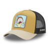 Casquette trucker en coton avec filet Rick & Morty Yellow