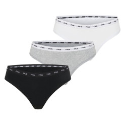Lot de 3 strings femme uni