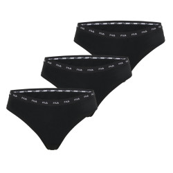 Lot de 3 strings femme uni
