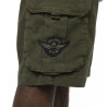 Bermuda homme en canvas avec patchs Cargo