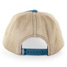 Casquette baseball avec filet et patch en bouclette et broderie Terry