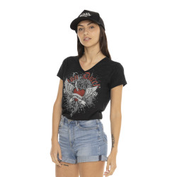 T-shirt en col V manches...