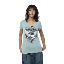 T-shirt en col V manches...