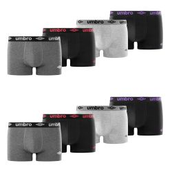 Lot de 8 Boxers coton homme Uni