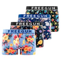 Lot de 4 boxers homme en coton Signature Sergio