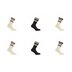 Lot de 6 Paires de tennis homme Lifestyle FU5366