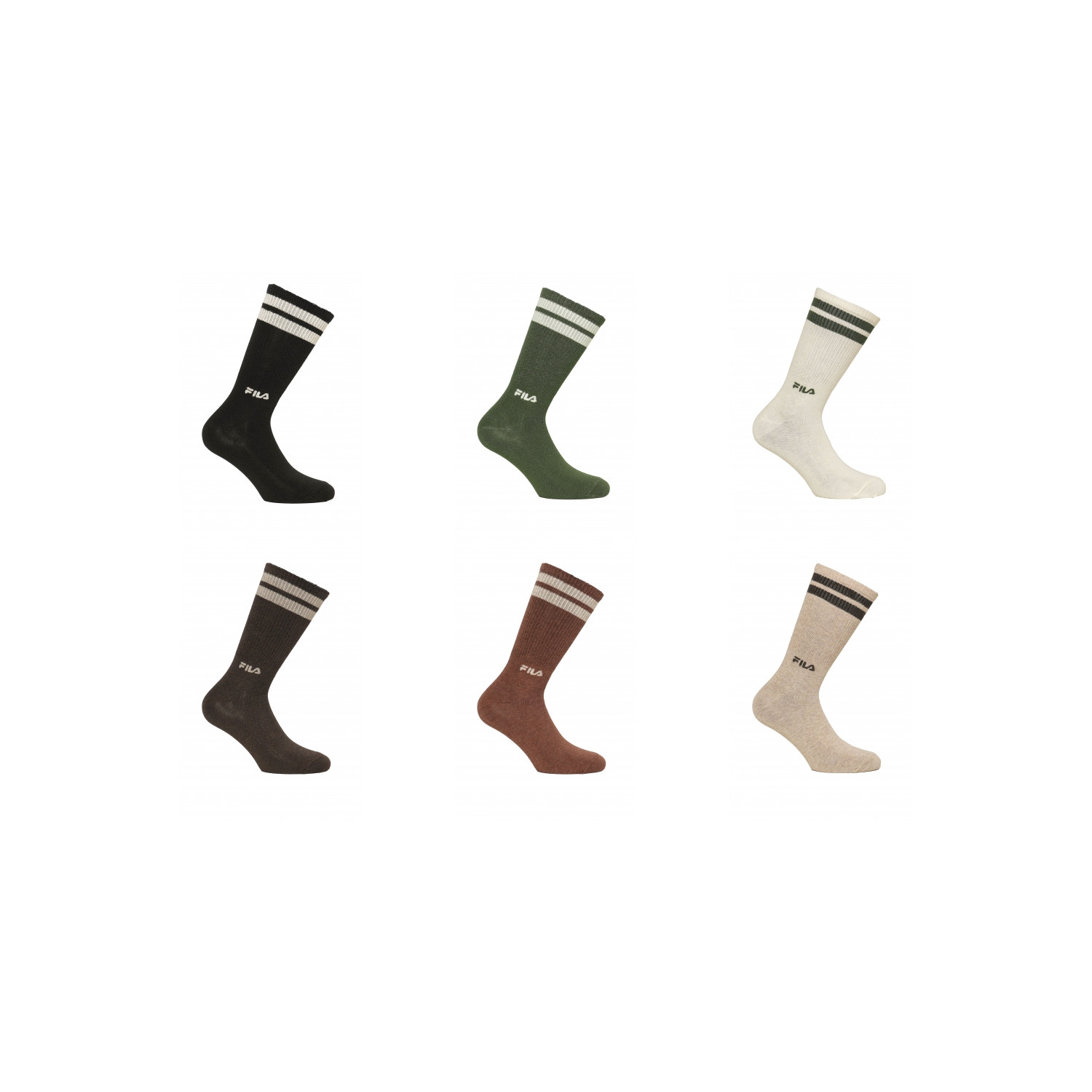 Lot de 6 Paires de tennis homme Lifestyle FU5371