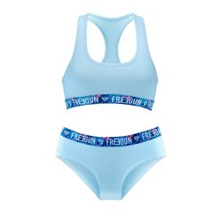 Ensemble brassière et culotte fille Geometrique Tropical