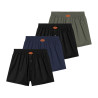 Lot de 4 caleçons homme en coton chaine et trame
