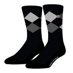 Lot de 6 paires de chaussettes de ville Serge Blanco Losange