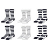Lot de 6 paires de chaussettes de ville Serge Blanco Marin