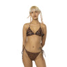 Maillot de bain femme 2 pièces triangle Leopard Maillot de bain femme 2 pièces triangle Leopard