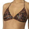 Maillot de bain femme 2 pièces triangle Leopard Maillot de bain femme 2 pièces triangle Leopard