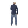 Chemise homme manches longues chambray et col velours et patch Fuel Chemise homme manches longues chambray et col velours et patch Fuel