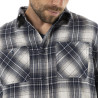 Chemise homme manches longues en flanelle à carreaux Jack Chemise homme manches longues en flanelle à carreaux Jack