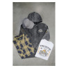 Chemise homme manches longues en flanelle à carreaux Jack Chemise homme manches longues en flanelle à carreaux Jack