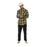 Chemise homme manches longues en flanelle à carreaux Jack Chemise homme manches longues en flanelle à carreaux Jack