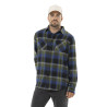 Chemise homme manches longues en flanelle à carreaux Jack Chemise homme manches longues en flanelle à carreaux Jack